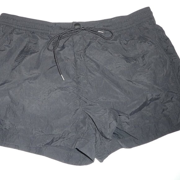 American Eagle Unisex Black Mesh Lined Shorts - Black - Picture 1 of 6